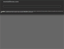 Tablet Screenshot of mentalillness.com